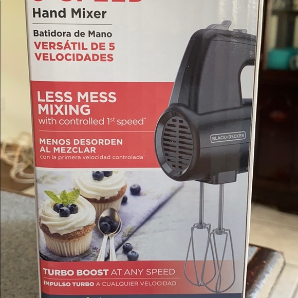 Black & Decker Kitchen Black Decker 5speed Hand Mixer Poshmark